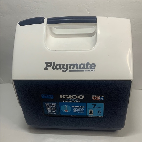 Igloo MaxCold 7 Qt Cooler Playmate Pal Navy Blue NWT